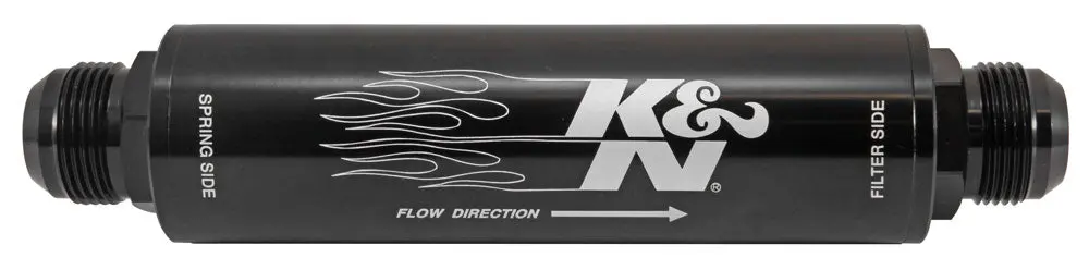 K&N - Fuel/Oil Filter - In-Line Gas/Oil Filter - 16An, 74 Micron (81-1012) 1