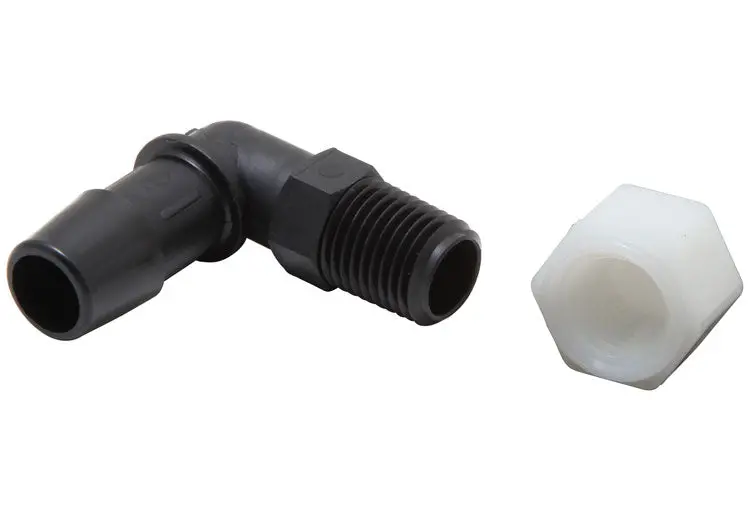 K&N - Air Filter Vent Kit - Vent Kit; 90Deg Plastic, 1/2"Flg (85-1120) 1