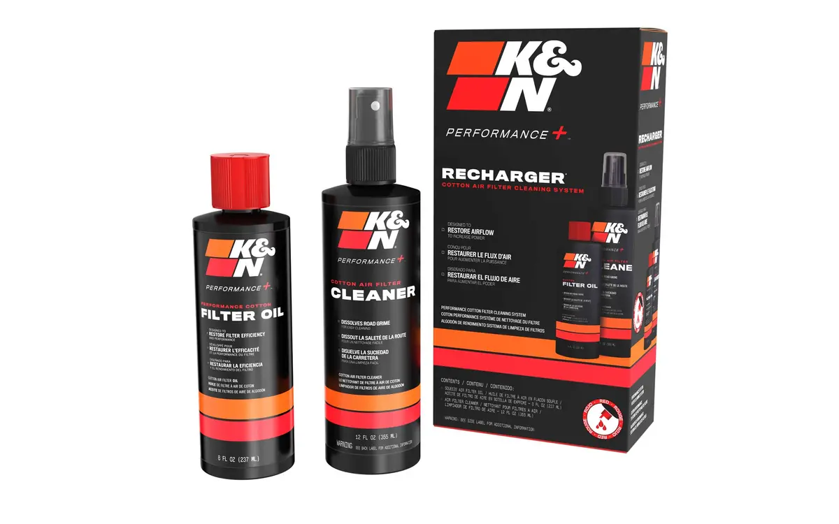K&N - Filter Care Service Kit - Squeeze Red - Recharger Kit; Squeeze Oil - Red (99-5050) 1