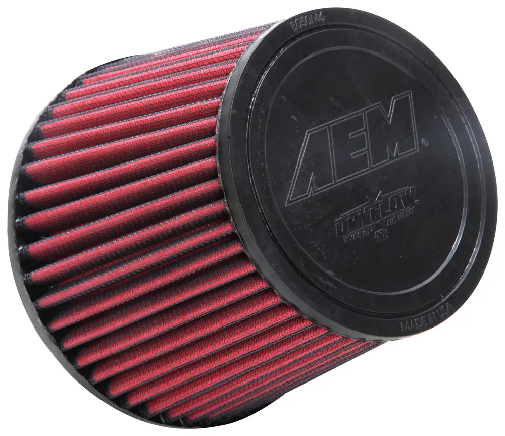 Aem - Aem Dryflow Air Filter - Air Filter; 5"Flg, 6-7/16"B, 5-1/8"T, 5"H (21-2073Dk) 1
