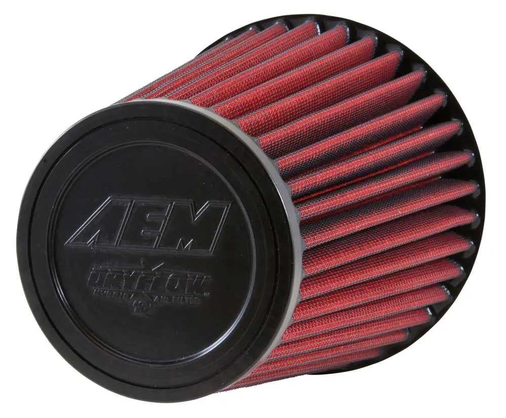 Aem - Aem Dryflow Air Filter - Air Filter; 5"Flg, 7-7/16"B, 4-7/16"T, 8"H (21-2075Dk) 1