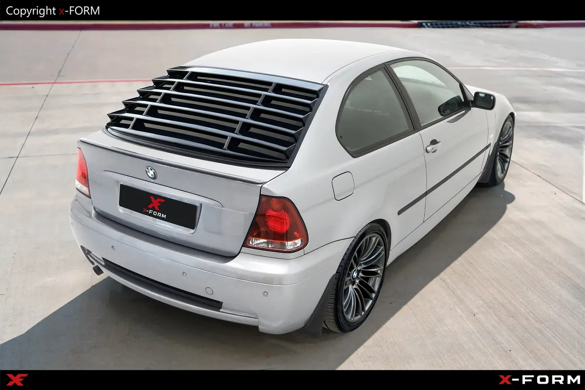 Bmw E46 Compact Rear Window Blind, Windows Louver,  Abs 1