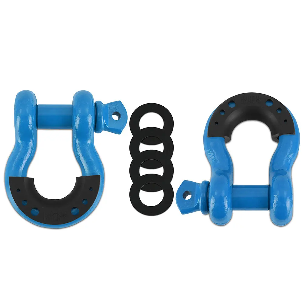 Borne D-Ring Shackle Set, Blue 1