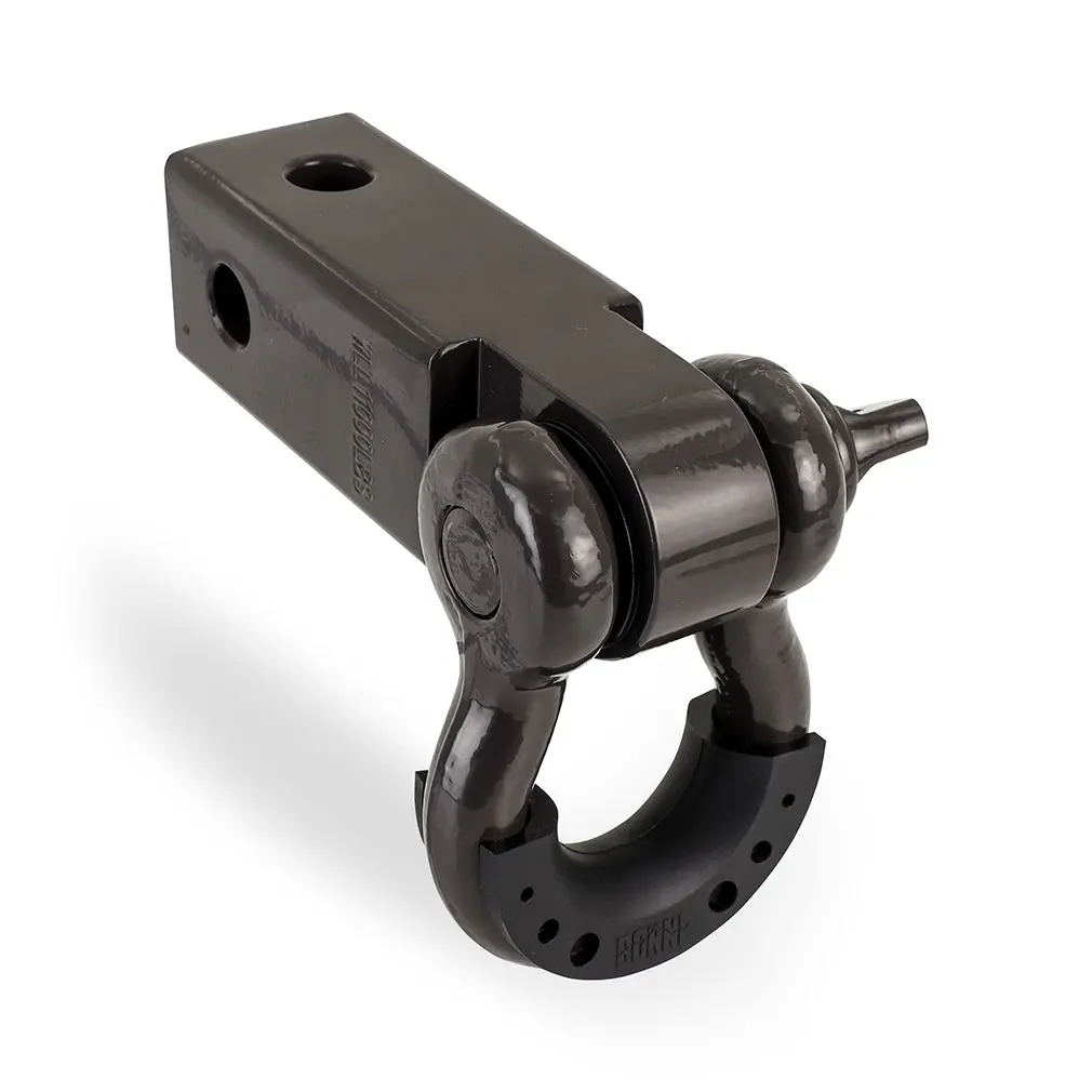 Borne Hitch Receiver & Shackle Set, Black 1