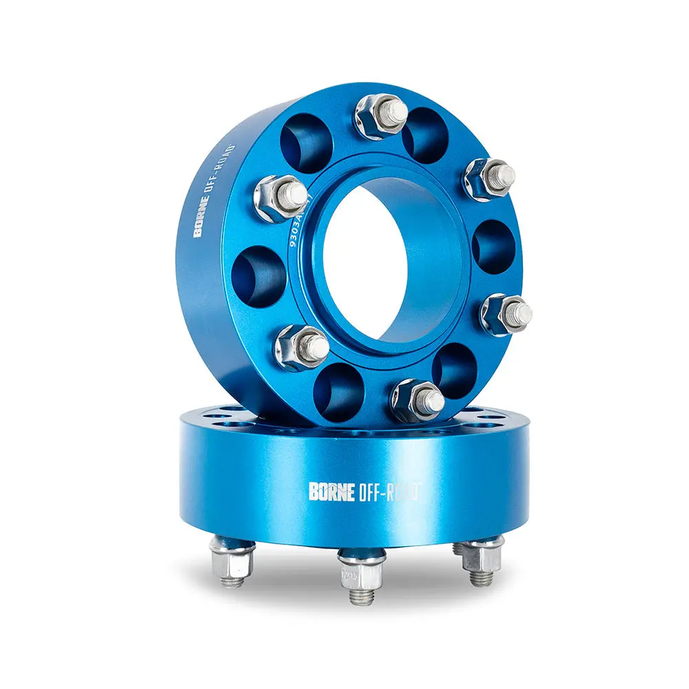 Borne Off-Road Wheel Spacers, 6X139.7, 93.1, 50, M12, Blue 1