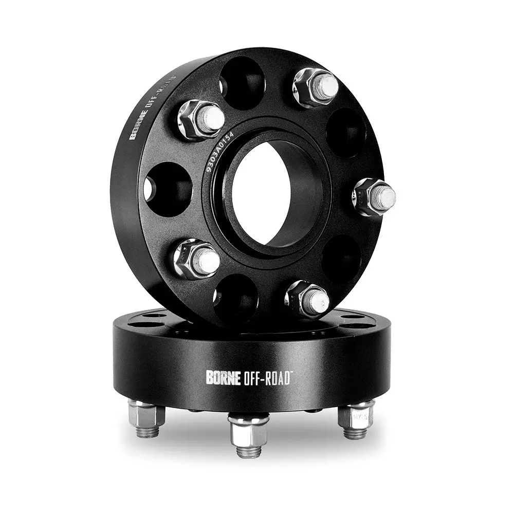 Borne Off-Road Wheel Spacers, 5X127, 71.6, 45, M14, Black 1