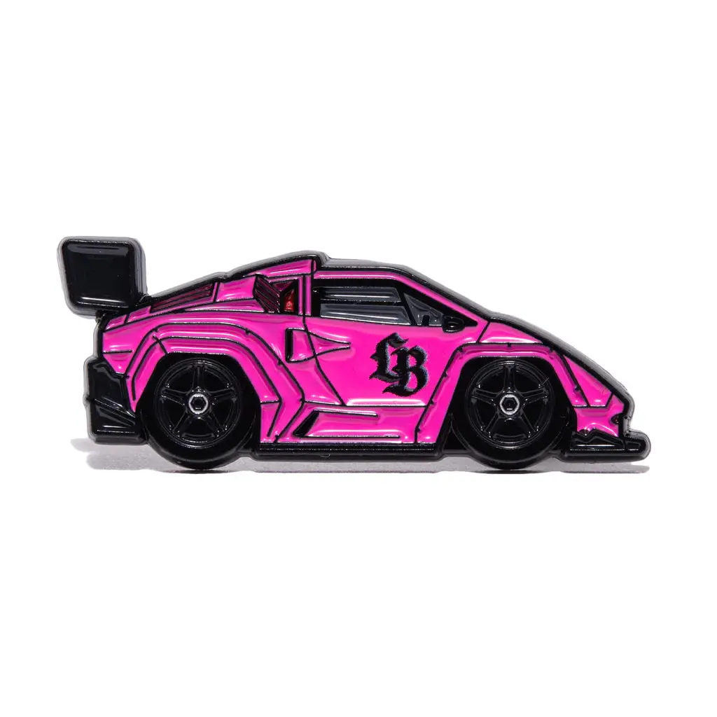 Leen Customs Lb Countach (Pink) Limited Edition Pin 1
