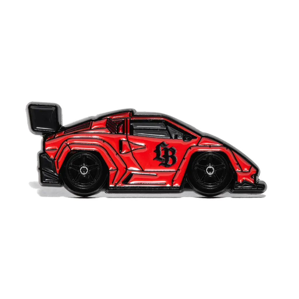 Leen Customs Lb Countach (Red) Limited Edition Pin 1