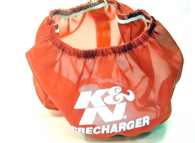 K&N - Air Filter Wrap - Precharger Wrap, Red, Custom (E-3380Pr) 1