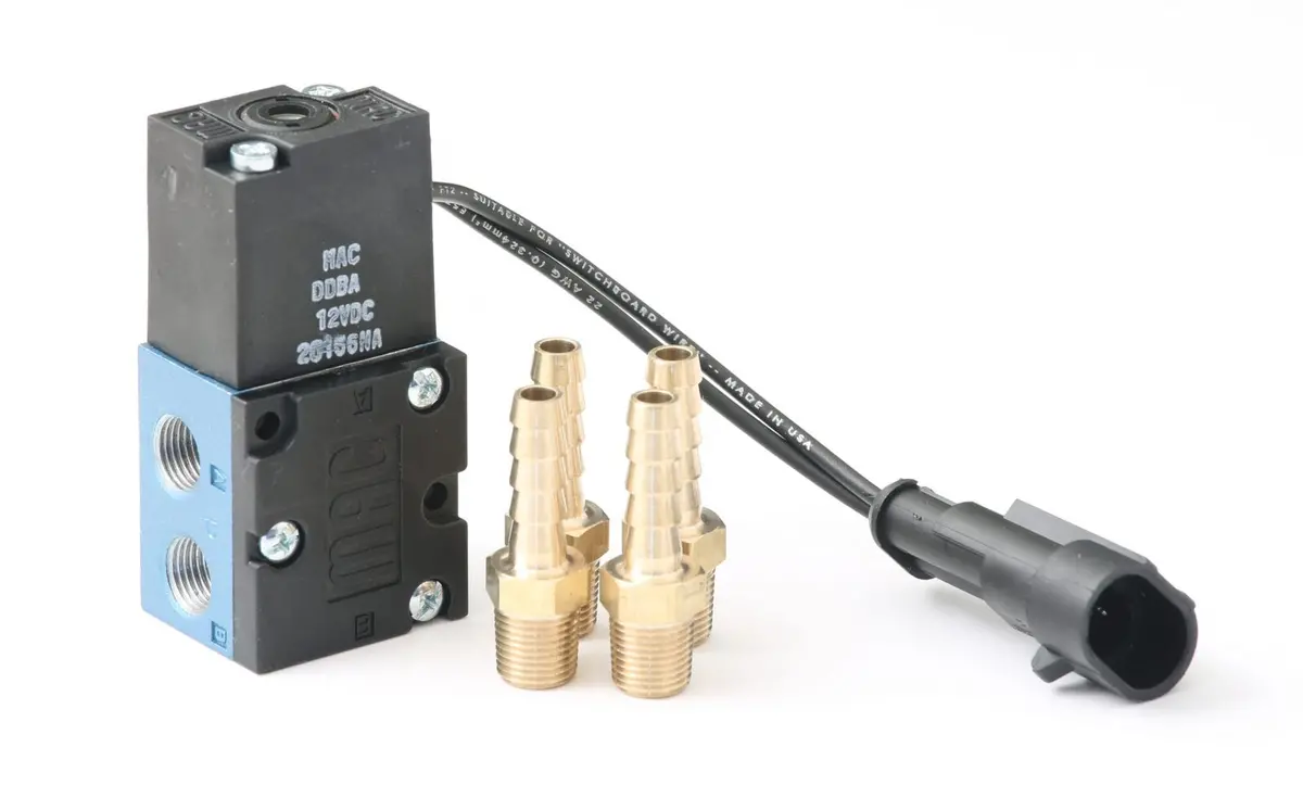 G-Force 4-Port Solenoid (Inc 4 Hosetails) [Gfb] 1