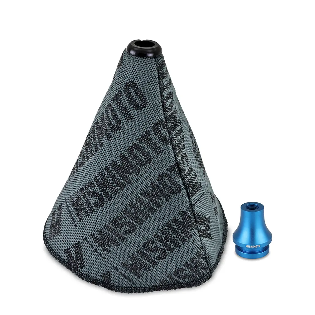 Shift Boot Cover + Retainer/Adapter Bundle, M12x1.25, Blue 1