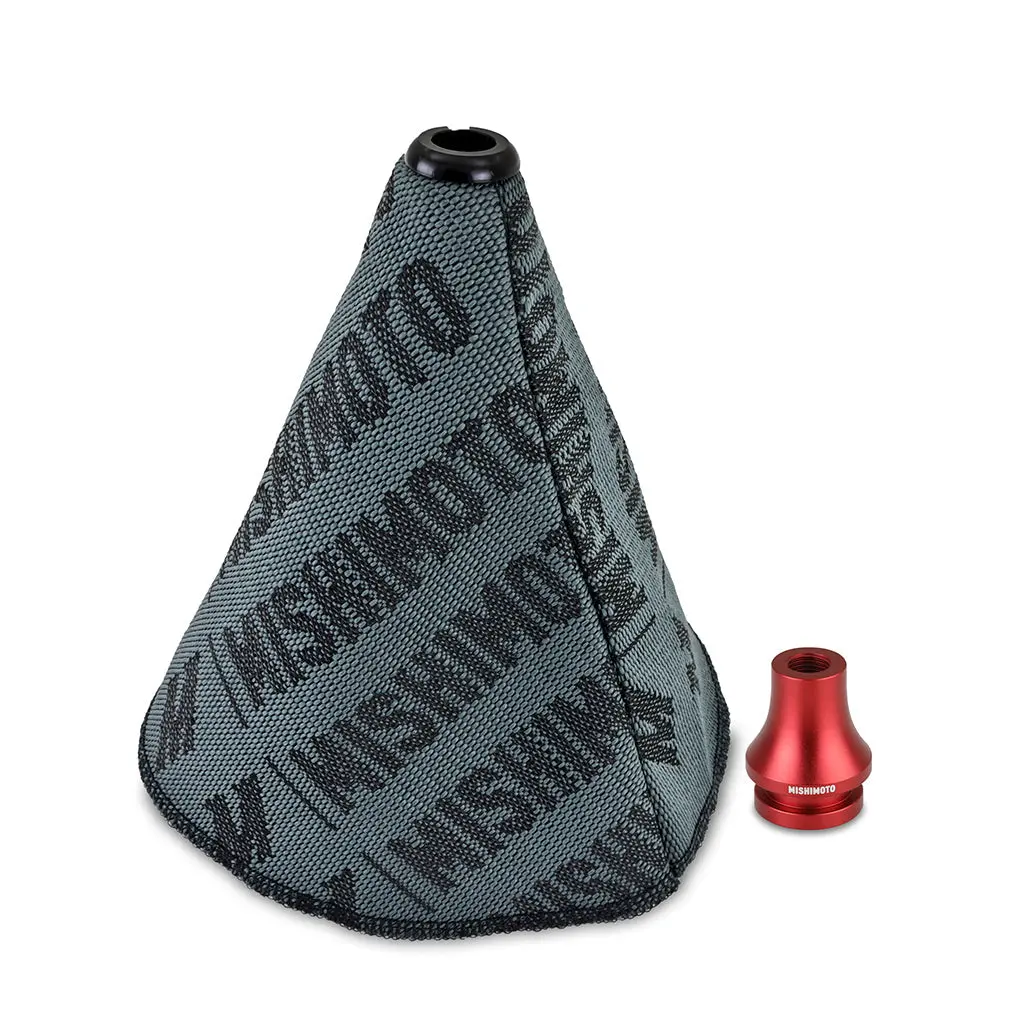 Shift Boot Cover + Retainer/Adapter Bundle, M12x1.25, Red 1