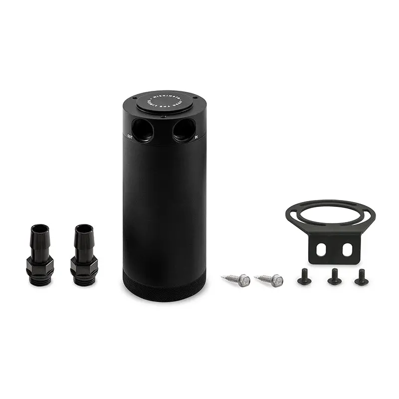 2-Port Universal Xl Baffled Catch Can, Black 1