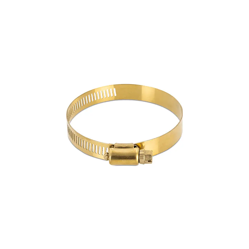 10X High-Torque Worm Gear Clamp, Gold, 64Mm 1