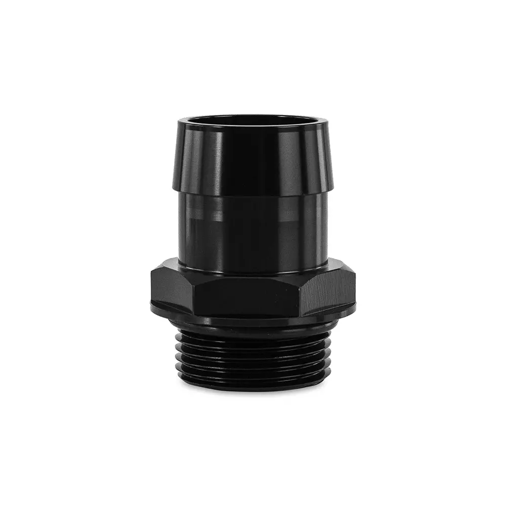 '-16Orb To 1 1/4" Hose Barb Aluminum Fitting, Black 1