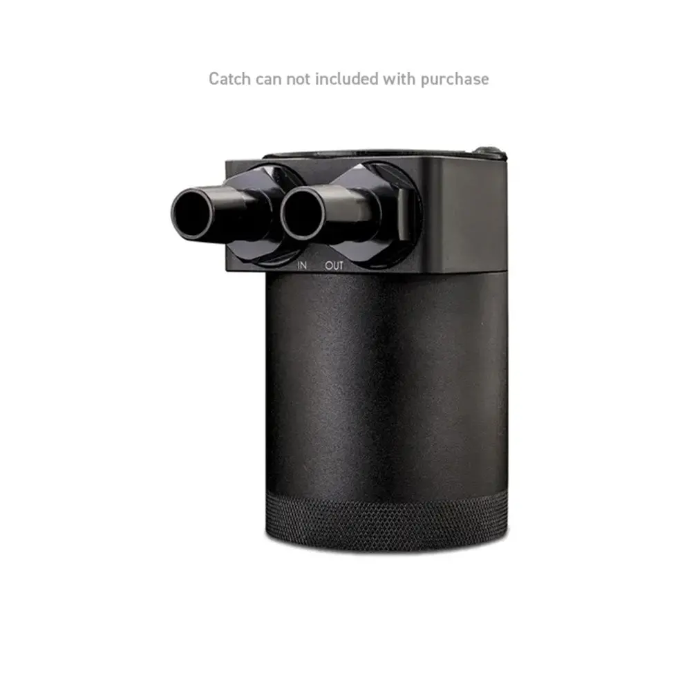 2Pcs. M20x1.5 5/8" Aluminum Catch Can Fittings, Black 1
