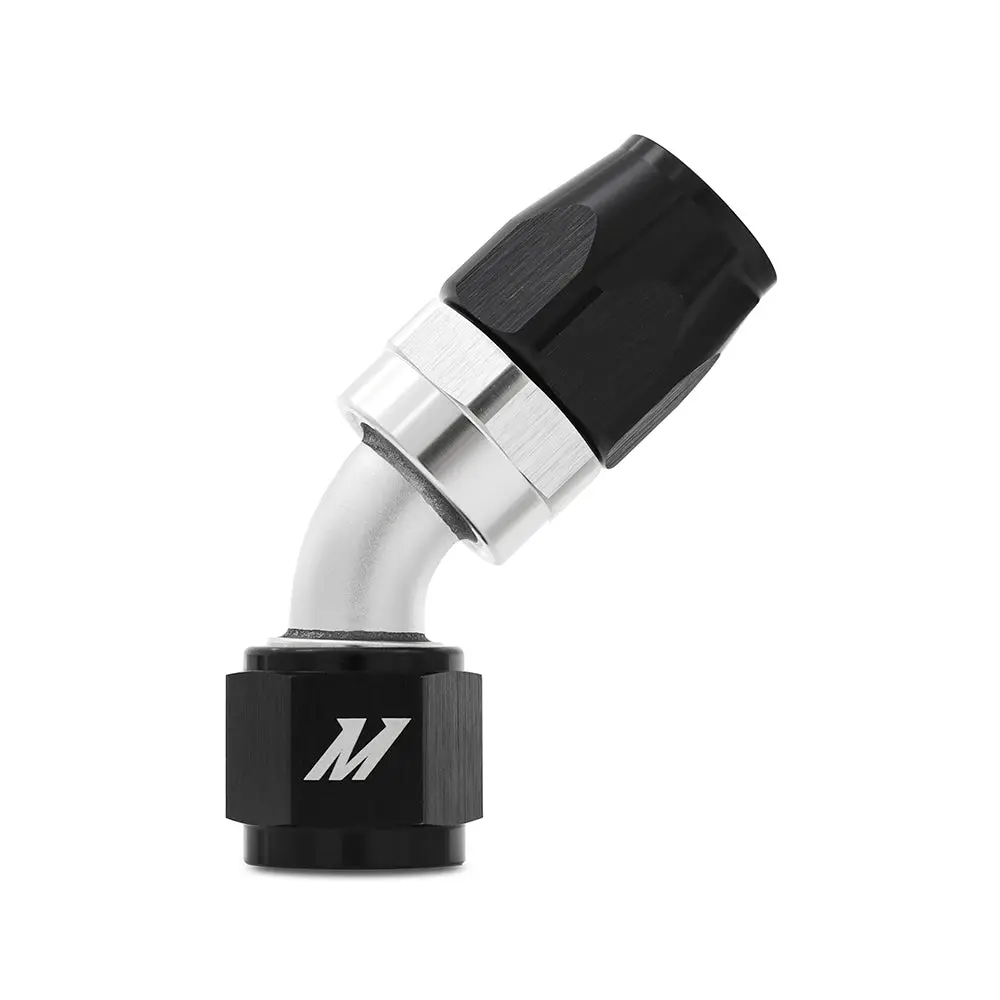 Aluminum -10An 45 Degree Fitting, Black 1