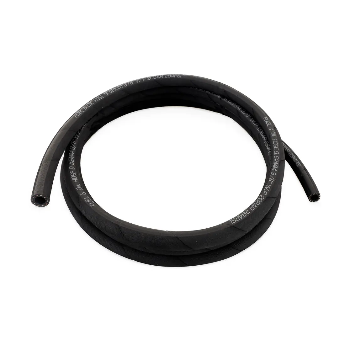 Push Lock Hose, Black, -6An, 240" Length 1
