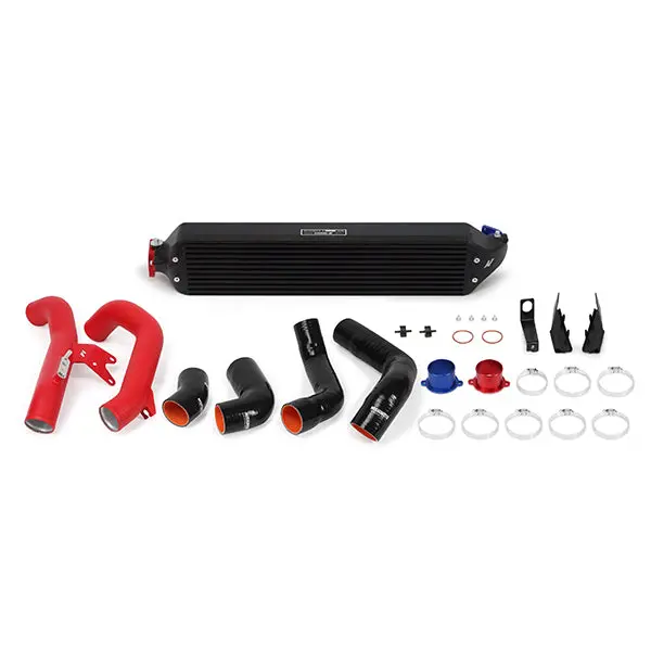Honda Civic 1.5T Intercooler Kit 16-21 Blk W/ Rd Pipes Mishimoto 1