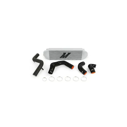 Ford Focus St 13-18 Intercooler Kit Silver W/ Wrinkle Black Pipes Mishimoto 1