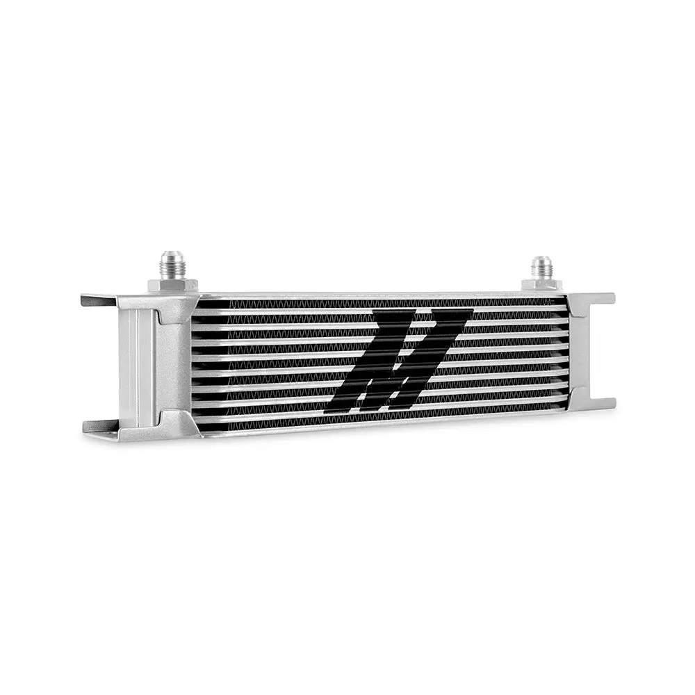 Universal -6An 10 Row Oil Cooler Silver Mishimoto 1