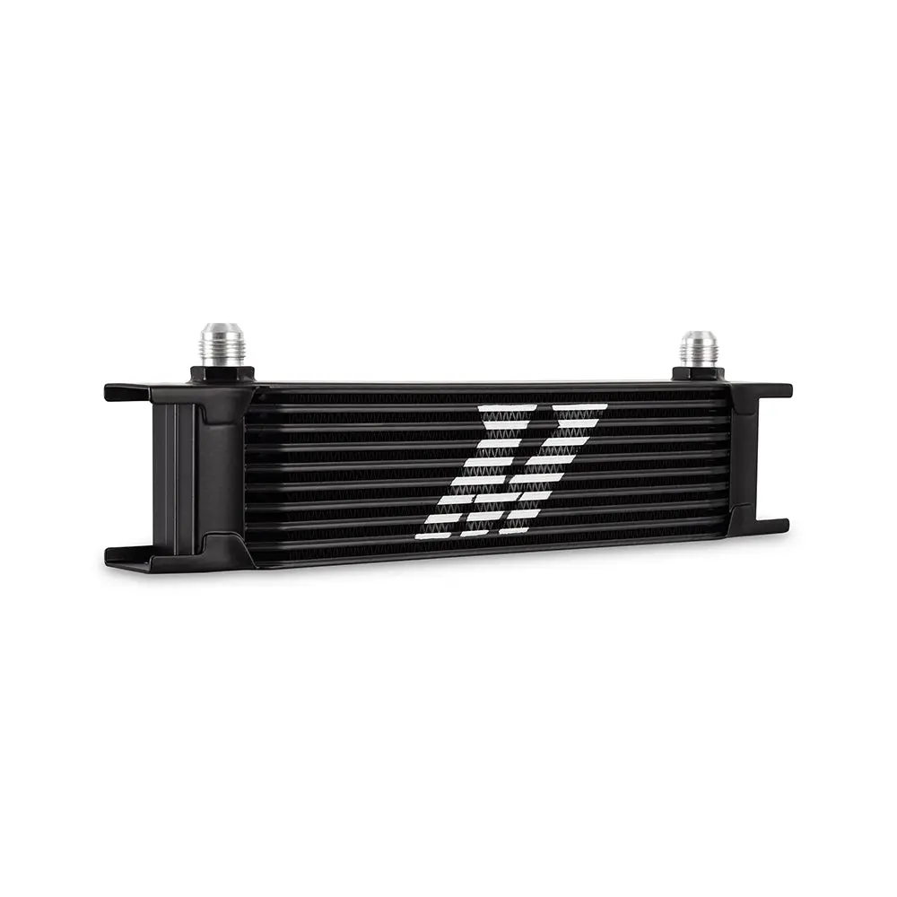 Universal -8An 10 Row Oil Cooler Black Mishimoto 1