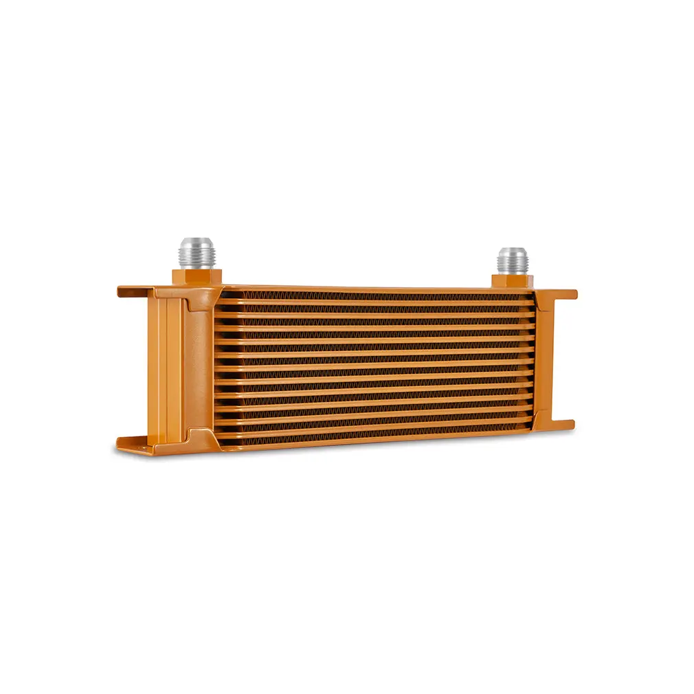 Universal 13-Row Oil Cooler Gold Mishimoto 1
