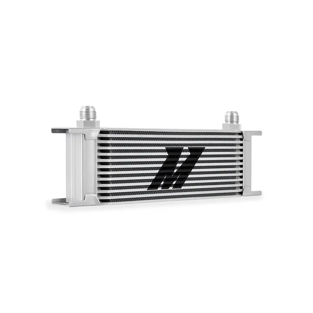 Universal 13-Row Oil Cooler Silver Mishimoto 1