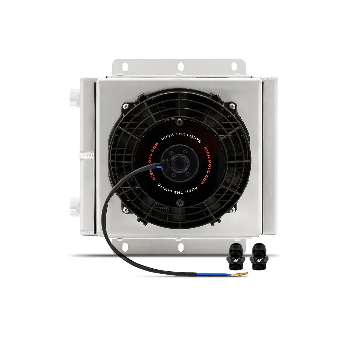 Universal Oil Cooler Kit, 23-Row Cooler + 1X8" Fan 1