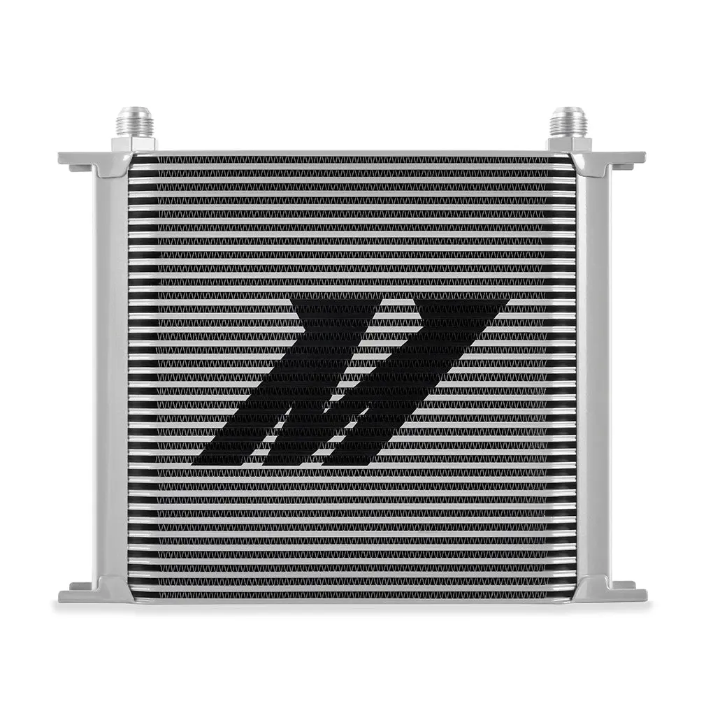 Universal 34-Row Oil Cooler Silver Mishimoto 1