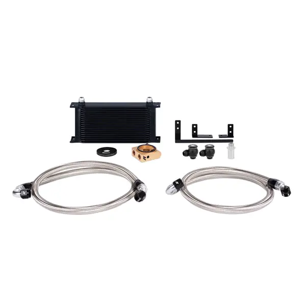 Mazda Miata Thermostatic Oil Cooler Kit 16+ Black Mishimoto 1