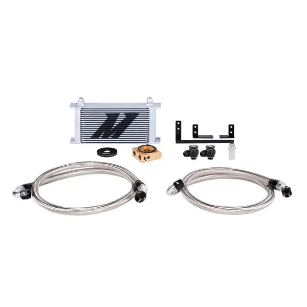 Mazda Miata Thermostatic Oil Cooler Kit 16+ Silver Mishimoto 1