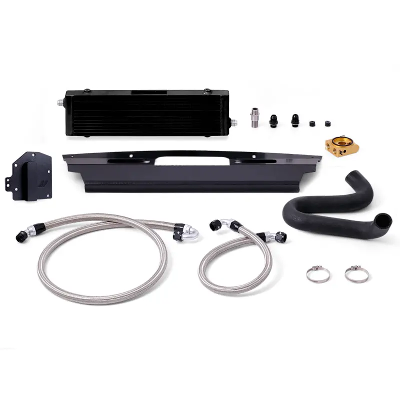 Ford Mustang Gt Rhd 15-17 Thermostatic Oil Cooler Kit Silver Mishimoto 1