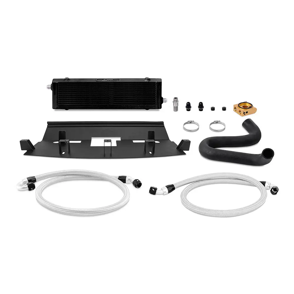Ford Mustang Gt 18+ Oil Cooler Kit Black Thermostatic Mishimoto 1