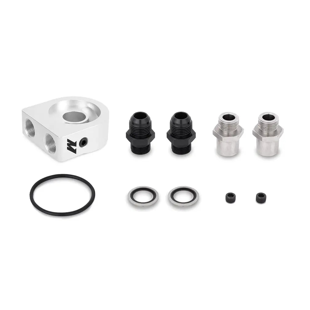 Universal Oil Cooler Kit 13-Row Silver Mishimoto 1