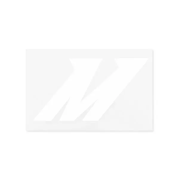 Mishimoto M Decal, White 1