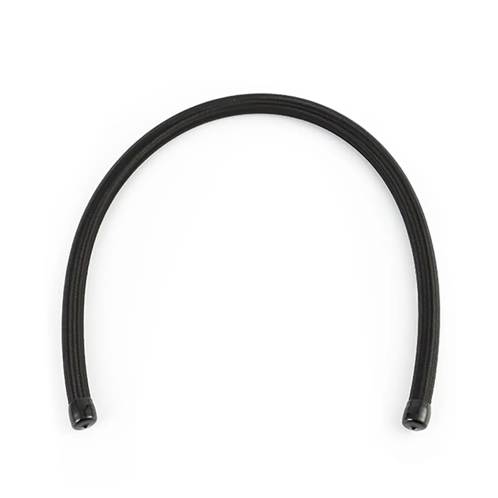Braided -6An 3Ft. Hose, Black 1