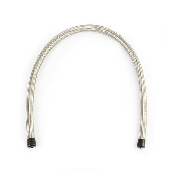 Braided -6An 3Ft. Hose, Stainless 1
