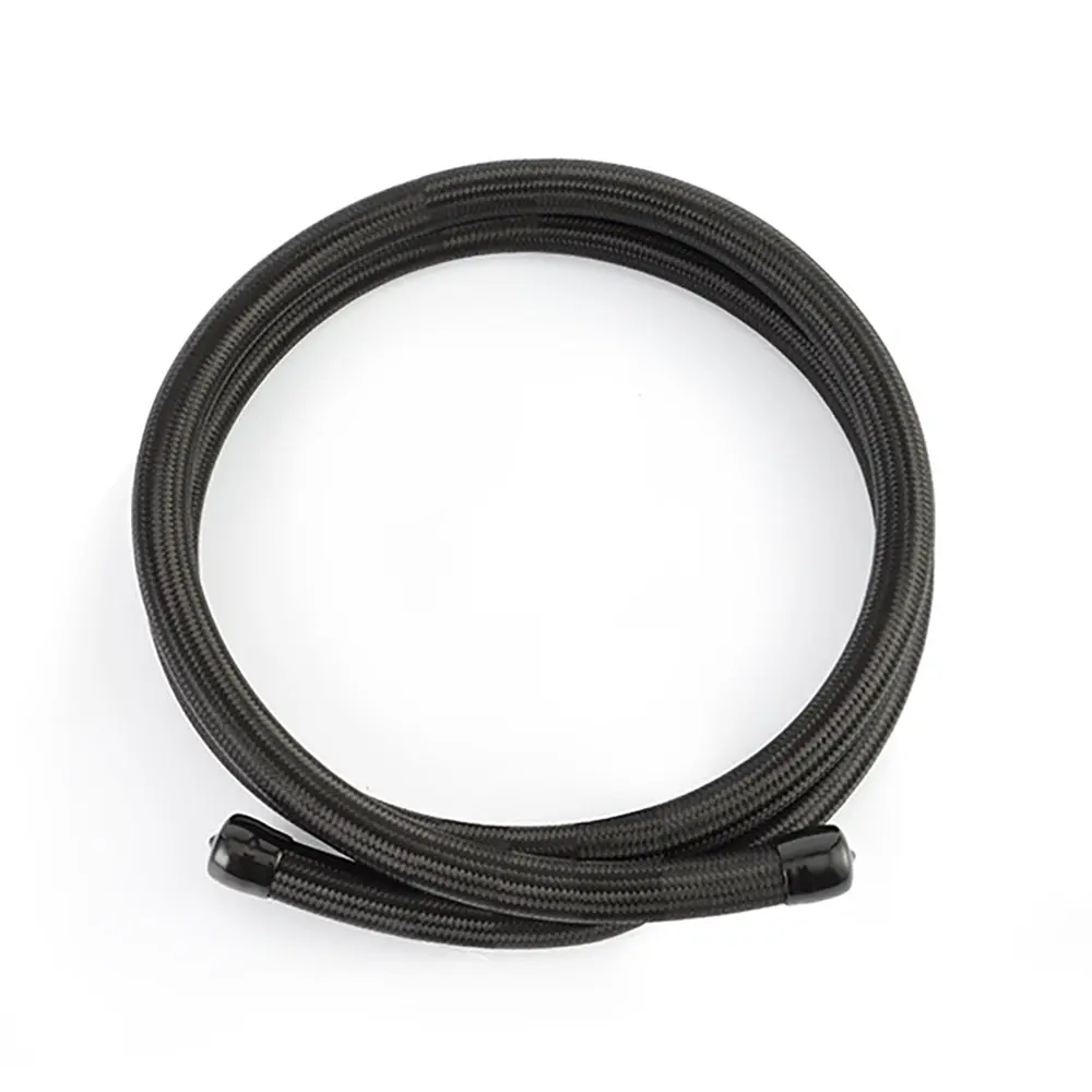Braided -10An 6Ft. Hose, Black 1