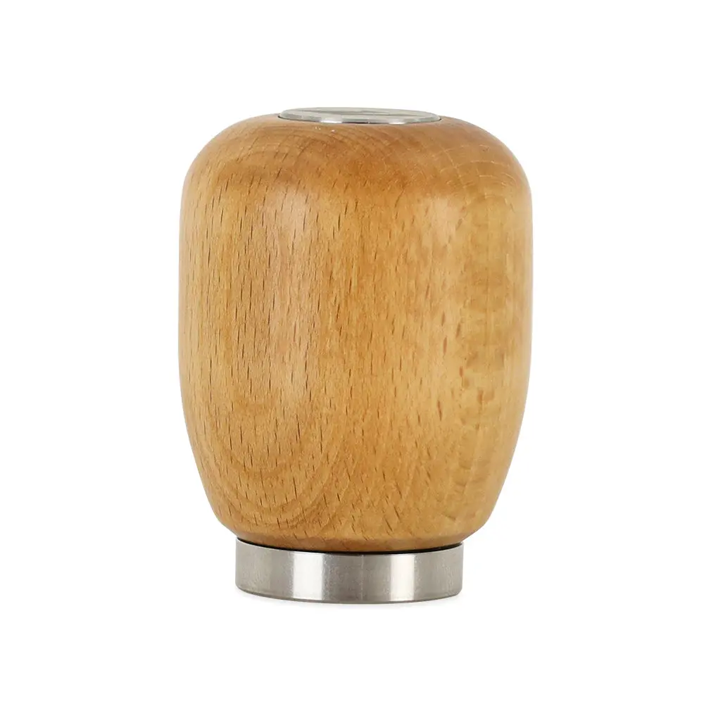Short Steel Core Wood Shift Knob, Beech 1