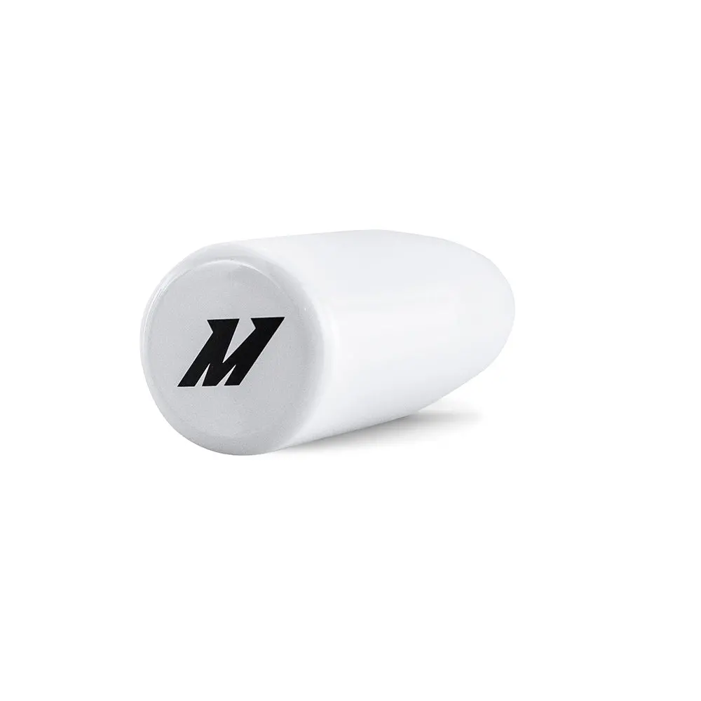 Weighted Shift Knob White Mishimoto 1