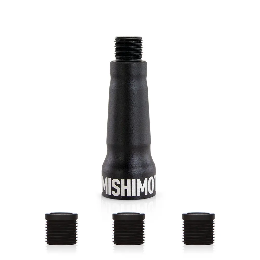 3" Aluminum Shift Knob Extender Black Mishimoto 1