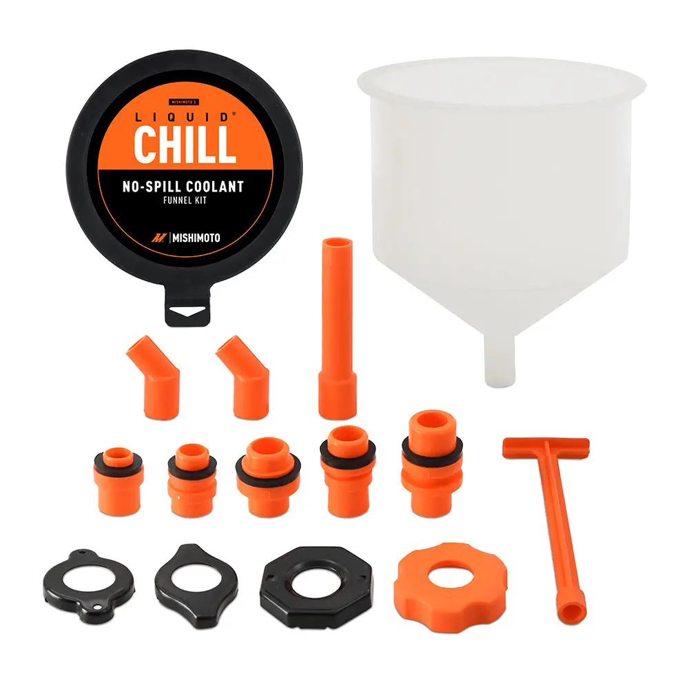 No-Spill Coolant Funnel Kit, 15Pc Set 1