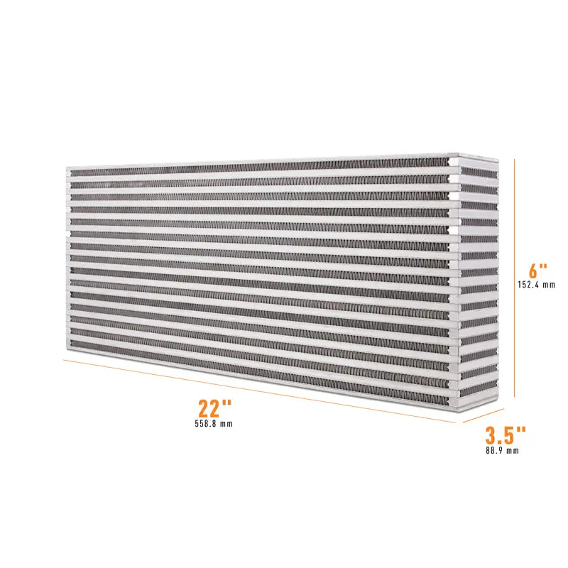 Universal Air-To-Air Race Intercooler Core 22.00" X 6.00" X 3.50" Mishimoto 1