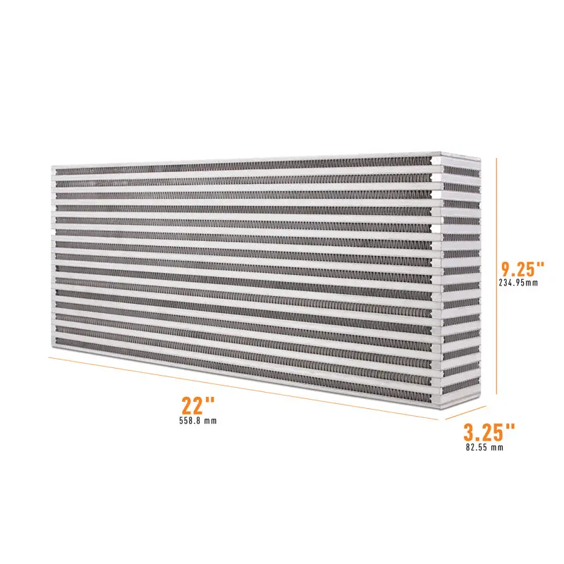 Universal Air-To-Air Race Intercooler Core 22.00" X 9.25" X 3.25" Mishimoto 1