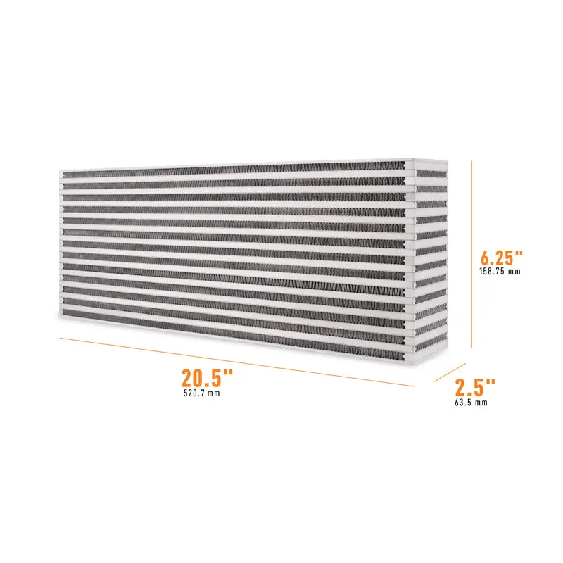 Universal Air-To-Air Race Intercooler Core 20.50" X 6.25" X 2.50" Mishimoto 1