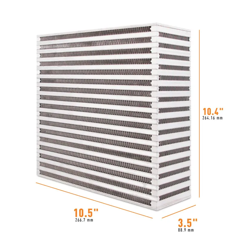 Universal Air-To-Air Race Intercooler Core 10.50" X 10.40" X 3.50" Mishimoto 1