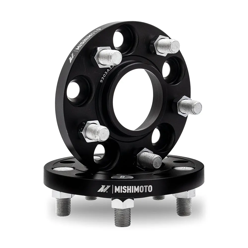 Mishimoto Wheel Spacers, 5X114.3, 60.1, 40, M12, Black 1