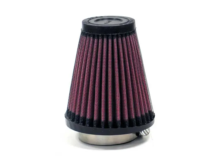 K&N - Universal Clamp-On Air Filter - 1-11/16"Flg, 3-1/2"B, 2"T, 4"H (R-1080) 1
