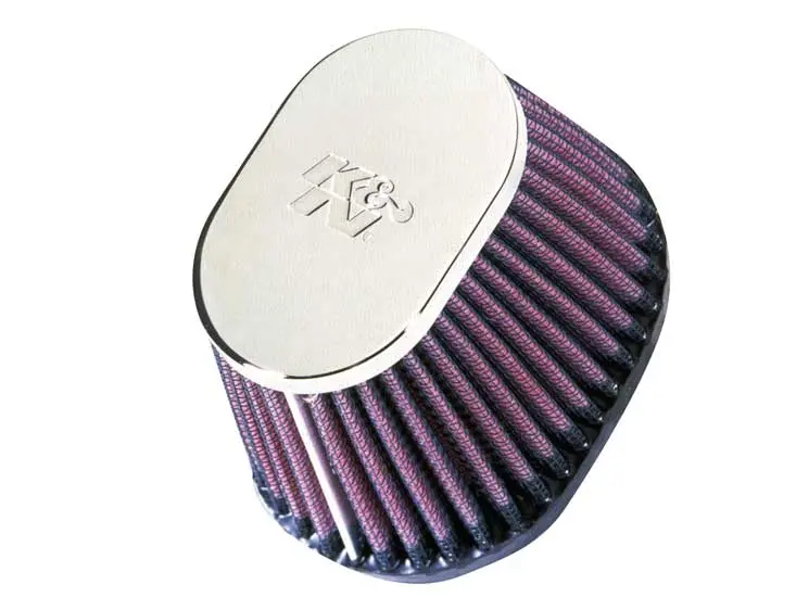K&N - Universal Clamp-On Air Filter - 2-1/8"Flg, 4" X 3"B, 3" X 2"T, 2-3/4"H (Rc-0981) 1